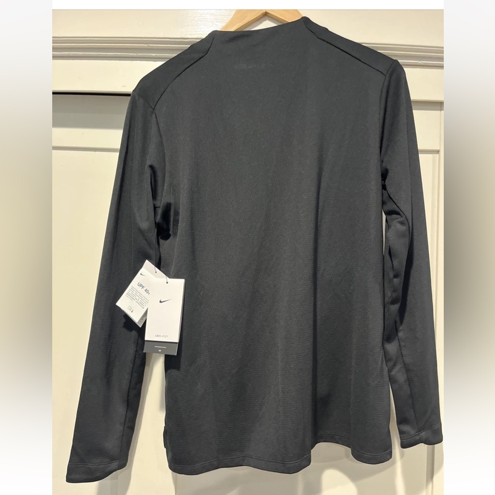 Nike Women’s Performance Dri-fit full zip golf athletic Jacket in Black - Picture 4 of 5